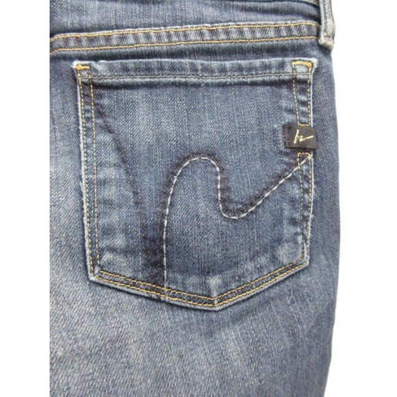 Citizens Of Humanity Jeans 28 Dita Petite Bootcut Denim Pants Dark - Picture 7 of 13